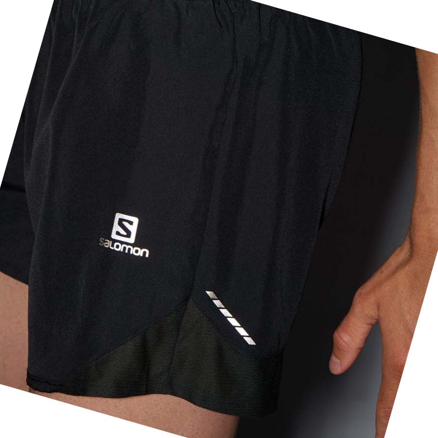 Bermudas Salomon CROSS REBEL 5'' Hombre Negros | MX 3178TCE